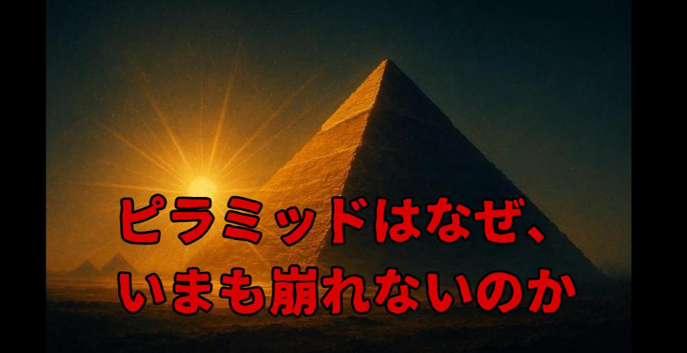 「12」ピラミッドの三角形は“偶然”か、“設計”か？
