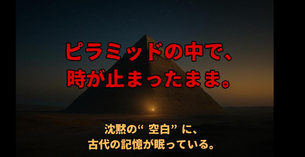 ピラミッドの中はどうなってる？｜まだ解明されていない“空白”の謎