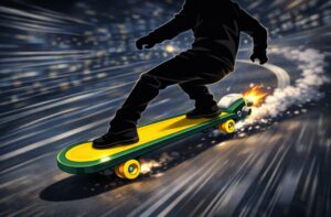 ターボエンジン付きスケボーは「速い」のに「破綻しない」