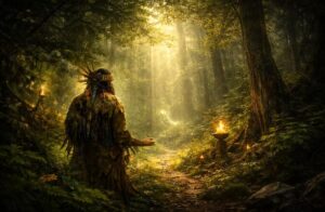  森と自然の魔法