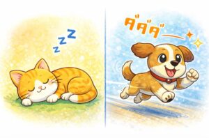 ② 猫型のほうがドラえもんのキャラクターに合っていた