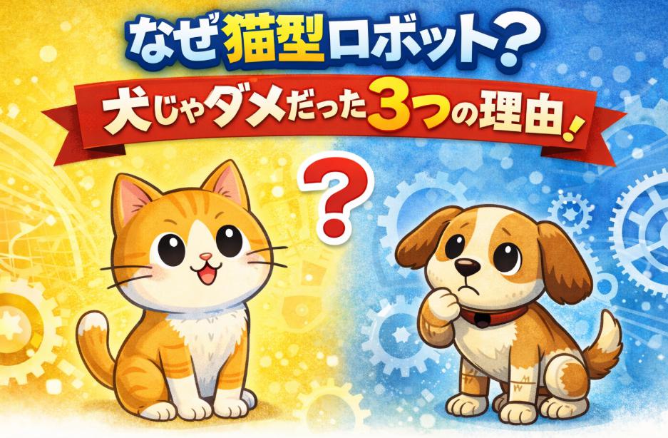 ドラえもんはなぜ猫型なの？犬じゃダメだった3つの理由