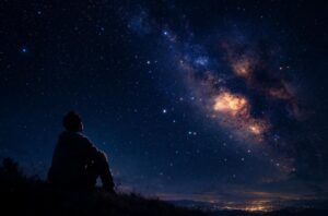 ⑥人類は、ほとんど何も知らないまま宇宙を見ている