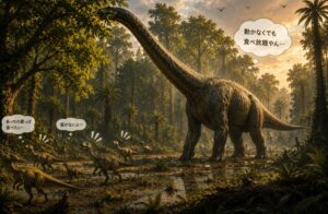 ④-なぜ恐竜は「そこまで巨大になる必要」があったのか？