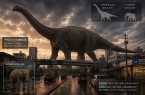 ⑤-なぜ現代の動物は恐竜ほど巨大化できないのか？