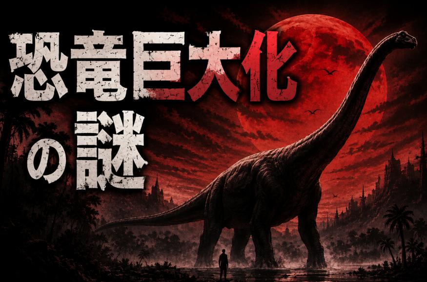 恐竜はなぜ巨大化できたのか？現代では再現できない理由がヤバすぎた