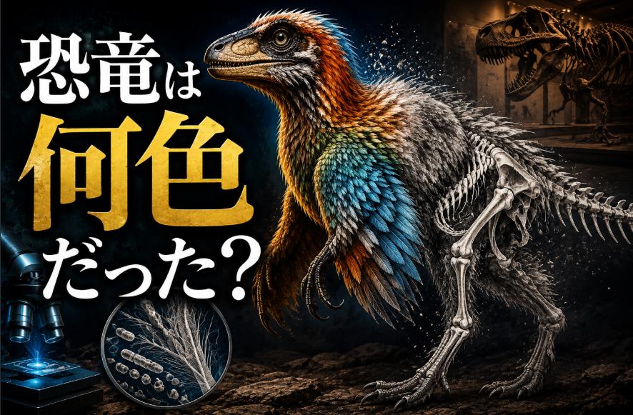 恐竜の色はなぜ誰にもわからないのか？化石になっても“色だけ消えた”理由が不思議すぎた