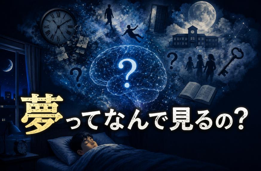 「夢ってなんで見るの？」科学者でも答えが出ていない理由が不思議すぎた【夢考察編vol.1】