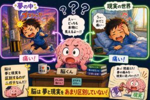 実は脳は“本物の体験”と夢をあまり区別していない
