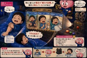  ケガしていないのに痛い夢を見るのはなぜ？
