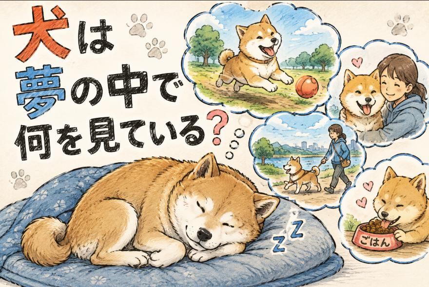 動物も夢を見るのか？寝ている犬が走る理由が不思議すぎた【夢考察編vol.7】